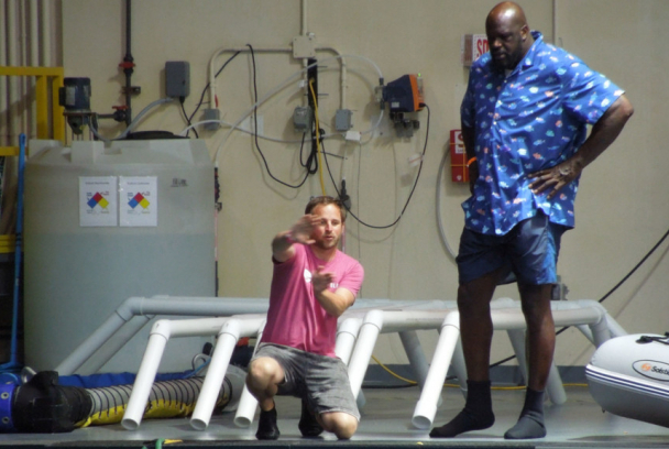 Tiburones con Shaquille O'Neal