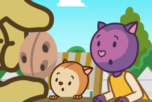 Misha, la gata violeta