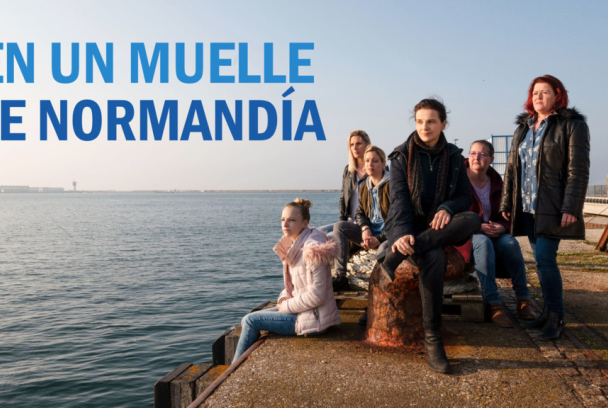 En un muelle de Normandía