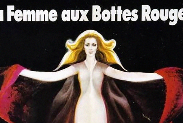 La mujer con botas rojas