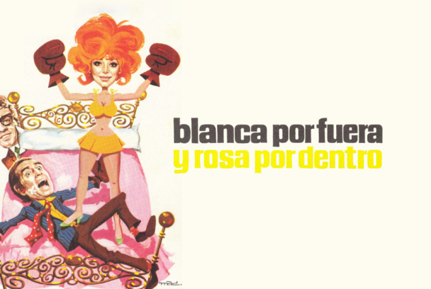 Blanca por fuera y rosa por dentro