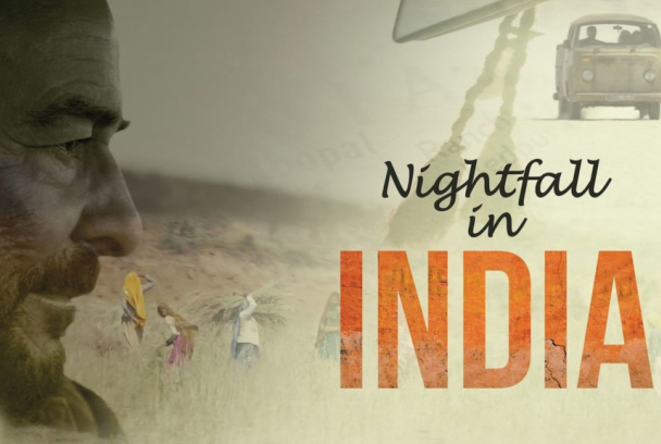 Anochece en la India