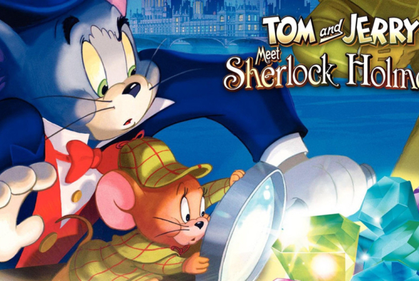 Tom y Jerry en una aventura con Sherlock Holmes
