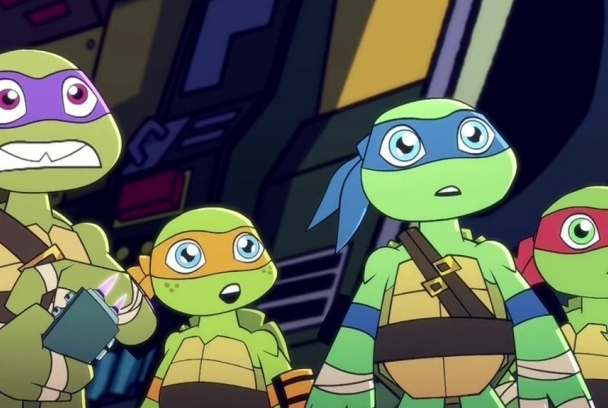 Las tortuguitas ninja (viaje al pasado)