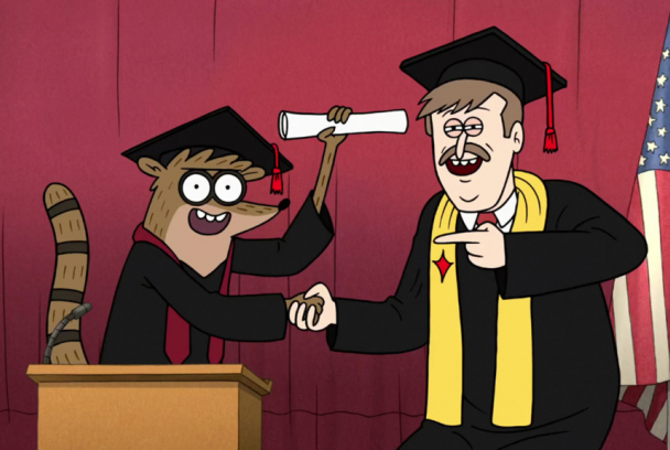 La graduación de Rigby